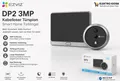 Produktbild: EZVIZ DP2 3MP Kabellose Türspion Smart Home Türklingel Überwachung Silber NEU