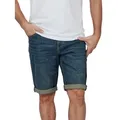 Produktbild: TOM TAILOR Jeansshorts Herren Shorts Josh Regular Slim Fit Bermudashorts mit Stretch blau W 33