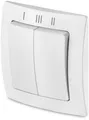 Produktbild: LUNOS 5/W2U Schalter für Steuerung bis zu 3 Lüftungsstufen, weiß (39972)
