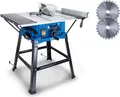 Produktbild: Scheppach Tischkreissäge HS250L | 2. Sägeblatt | 230V 2000W Schnitthöhe 87mm | Laser | Sägeblatt-Ø 254mm | Verbreiterung 630x930x870mm | Untergestell