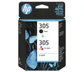 Produktbild: Hp Tinten Kombipack 6ZD17AE schwarz/color NR.305/3YM61AE, NR.305/3YM60AE
