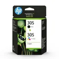 Produktbild: Original HP Tintenpatronen 305 CMYK, Mixpack, schwarz-pigmentiert 500034