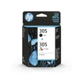 Produktbild: HP Original 305 Druckerpatrone 3-farbig C/M/Y + schwarz (6ZD17AE) Instant Ink