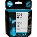Produktbild: HP 6ZD17AE 2-Pack BK/3-farbig No. 305