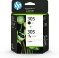 Produktbild: HP 6ZD17AE HP 305 (6ZD17AE) schwarz, color Druckerpatronen, 2er-Set