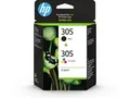 Produktbild: 6ZD17AE HP 305 DJ Tinte (2) schwarz-3farbig 120/100Seiten 2/2ml