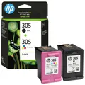 Produktbild: Sparpack: 6ZD17AE Druckerpatronen HP 305 Black / Color