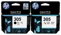 Produktbild: HP 305 Tinte Patronen 2x Original DeskJet Plus 4110 4120 4122 4130 4134 4155 Set