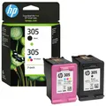 Produktbild: Original Druckerpatronen HP 305 Schwarz/Farbe Set für DeskJet 2320 2710 2720