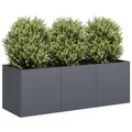 Produktbild: Pflanzkübel Blumenkübel Pflanzcontainer Pflanzgefäße Anthrazit 120x40x40 Cm Kalt