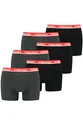 Produktbild: HEAD Herren Basic Boxer Pant Shorts Unterwäsche Unterhose 6 er Pack, Farbe:011 - Grey/Red, Bekleidungsgröße:XL