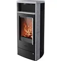 Produktbild: Fireplace Torino Kaminofen Speckstein Schwarz 6 kW mit Automatik