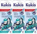 Produktbild: Kukident Kukis Zahnspangenreiniger Reinigungstabletten (Spar-Pack, [3-St. Entfernt 99,9% der Bakterien - mit Eukalytus- und Mentholfrische)