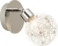 Produktbild: BRILLIANT Wandleuchte Joya | dekorative Wandleuchte | Metall/Glas | chrom | schwenkbar | 1x G9 max. 33 W