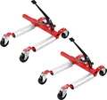 Produktbild: VEVOR Radwagen Autowagen Wagenheber 2 Stk. 680 kg belastbar (per Wagen) mit 360° drehbaren Rädern, Schwerlast Fahrzeugpositionierungs Ratschenwagenheber