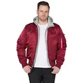 Produktbild: Alpha Industries MA-1 D-Tec Bomberjacke für Herren Burgundy