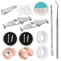 Produktbild: 152 Pcs Nagelspange FußNäGel,Eingewachsene ZehennäGel Set,Zehennagel Eingewac...