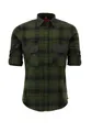 Produktbild: TOM COLLINS Langarm Jagdhemd mit Haifisch-Button-Down-Kragen Niwip, Größe:43/44, Farbe:Oliv