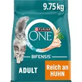 Produktbild: PURINA ONE Bifensis Adult Katzenfutter trocken, reich an Huhn, 1er Pack (1 x 9,75kg)