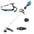 Produktbild: Makita Rasentrimmer DUR369LZX5, Akku, 2x18V, Rundgriff, Fadenkopf oder Messer