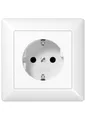Produktbild: Jung AS1520WW SCHUKO Steckdose, 16 A 250 V ~, mit Rahmen, Duroplast, ...