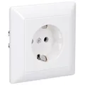 Produktbild: Schuko Steckdose Jung 1520 WW 16A 250V alpinweiß Serie 500 AS