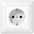 Produktbild: Jung AS1520WW SCHUKO Steckdose, 16 A, 250 V, alpinweiß