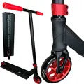 Produktbild: F26 Ethic DTC Pan Dora I V2 Stunt-Scooter I L,Höhe 90cm I Leichter I Park I Hybrid I Street I Tret I Trick I Kinder I Roller I Lightweight I Freestyle,T-Bar Steel Light, Schwarz/Rot