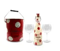 Produktbild: Lolea Set - Kühler mit Henkel + 2 Ballongläser + Lolea Sangria N°2 WEIß 0,75L (