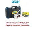 Produktbild: RAPID Handtacker Set R353 Stahl inkl. 5.000 Klammern Typ 53 im Kunststoffkoffer