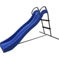 Produktbild: AXI Freistehende Rutsche mit Wasseranschluss 180cm Blau & Anthrazit | Gartenrutsche aus Metall & Kunststoff für den Garten - Blau