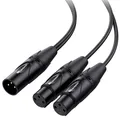 Produktbild: Cable Matters Symmetrisches XLR Splitter Kabel – 0,5m (XLR-Stecker-zu-Buchse-x2)