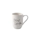 Produktbild: Villeroy & Boch - Statement Henkelbecher 290 ml Weiß, Spülmaschinenfest, Mikrowellensicher, Kaffeetasse, Kaffeebecher, Große Tasse, Geschirr, Premium Porzellan