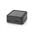 Produktbild: Nedis | Digital Audio Converter | 1-way | Connection input: HDMI™ Input | Connection output: 2x (2x RCA Female) / 3.5 mm | eARC | Automatic | Anthracite