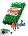 Produktbild: CargoVA® Anhängernetz 2,5x3,5M DEKRA Geprüft - Hängernetz mit Gummiseil und E...
