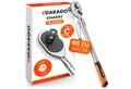 Produktbild: Gakago Ratsche Teleskop (1/2 Zoll bis zu 60cm, - Extra lange umschaltbare Knarre mit ergonomischen Griff), - Überlegende Kraft mit über 615 Nm und präzisen 72 Feinzahn Getriebe