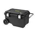 Produktbild: Stanley FatMax Mobile Werkzeugbox/Werkzeugbehälter (Koffer mit hohem Volumen 90 Liter, Kunststoffbox mit Vertiefung im Deckel, Metallverstrebungen) FMST1-73601