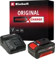 Produktbild: EINHELL 4512042 - Power X-Change Starter Set, 1x 4,0 Ah Akku, 1x Ladegerät