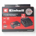 Produktbild: Original Einhell Starter Kit 4,0 Ah Akku Ladegerät Power X-Change Li-Ion 18 Volt