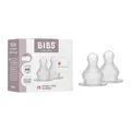 Produktbild: BIBS 2er-Pack Flaschensauger. Anti-Kolik. Extra Sauger für BIBS Babyflaschen. Runde Saugerform. - Silikon. Fast Flow