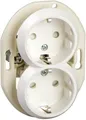 Produktbild: Elso WDE011122 Doppelsteckdose, 16A, Renova, weiß
