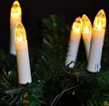 Produktbild: Nipach GmbH 20er LED Lichterkette Baumbeleuchtung Christbaumkerzen warmweiß Weihnachtsbaumkerzen Weihnachtsbaumlichter Weihnachtsbaumbeleuchtung Weihnachtsdeko grünes Kabel Xmas