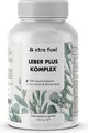 Produktbild: Leber Plus Komplex* - Leber Kur - Effektive Formel mit Mariendistel, Artischocke & Löwenzahn – 1x Dose (180 Leber Kapseln)