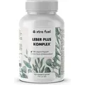 Produktbild: Leber Plus Komplex* - Leber Kur - Effektive Formel mit Mariendistel, Artischocke & Löwenzahn – 1x Dose (180 Leber Kapseln)