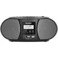 Produktbild: TechniSat DIGITRADIO 1990 CD-Radio DAB+, UKW AUX, Bluetooth, CD, USB Akku-Ladefunktion, Weckfunktion Schwarz