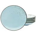 Produktbild: Creatable Suppentellerset, Pastellblau, Keramik, 6-teilig, rund, Essen & Trinken, Geschirr, Teller, Suppenteller