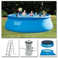 Produktbild: INTEX Komplettset Easy Set Quick Up Pool Ø 457x122cm + Filterpumpe Swimmingpool