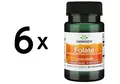 Produktbild: 6 x Swanson Folate (5-Methyltetrahydrofolic Acid), 400mcg - 30 (74,97 EUR/kg)