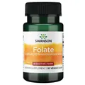 Produktbild: Swanson, Folate 5-Methyltetrahydrofolic Acid, 400mcg, 30 Kapseln - Blitzversand