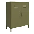 Produktbild: Bradford Metall-Aufbewahrungsschrank, 1 Tür, Olivgrün (BxTxH) 79x39x100 cm